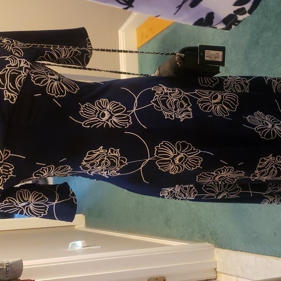 Tiffany and Gray Womans Dress Midi Sz sm - Picture 4 of 6